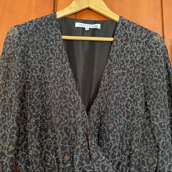 Cupcakes and Cashmere Ruffle Dress Size Medium - Picture 4 of 13